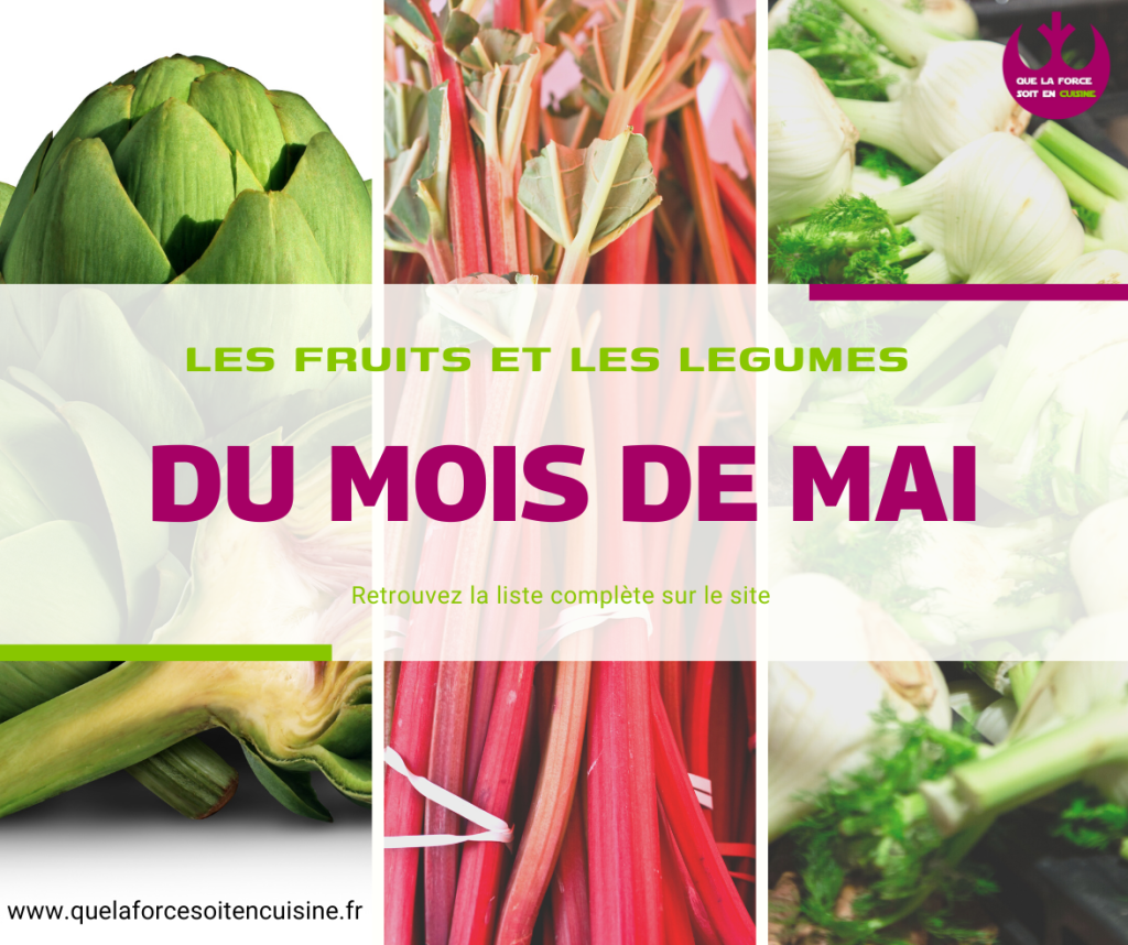 Fruits et légumes de mai